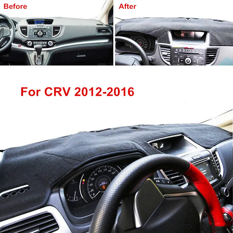 Для Honda CRV CR-V 2012 2013 крышка приборной панели автомобиля Приборная панель коврик Защита от солнца инструмент защитный ковер аксессуары