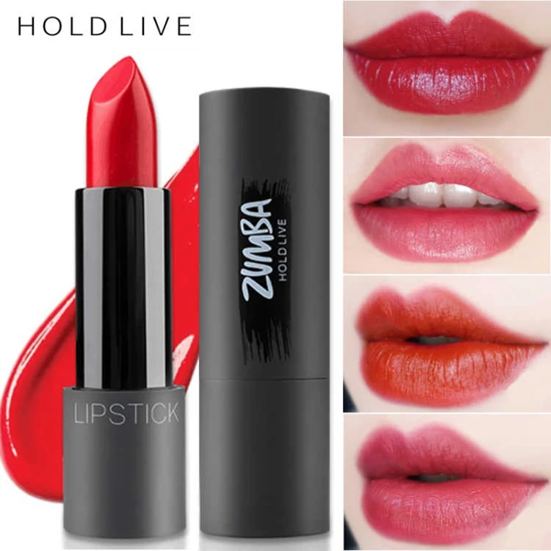 

HOLD LIVE 6 Colors Matte Lipstick Moisturizing Smooth Lipsticks Makeup Shimmer Waterproof Long Lasting Lips Stick Gloss Cosmetic