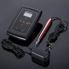 1 Набор, цифровая тату-машинка для бровей и губ, швейцарский мотор-пистолет для перманентного макияжа+ 10 микроигл