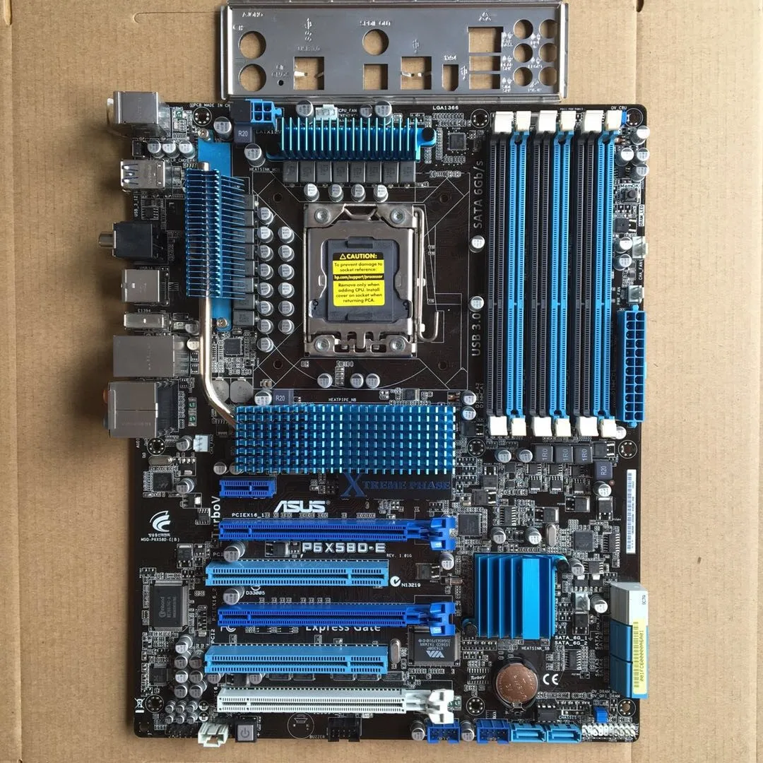 Материнская плата X58 LGA1366 с USB3 SATA3 поддержка I7 980X X5650 X5670 б/у 90% Новинка | Компьютеры и