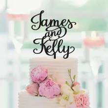 Персонализированные Свадебный торт Топпер с женихом и невестой, изготовленный на заказ Топпер для торта, юбилей торт Топпер бесплатно