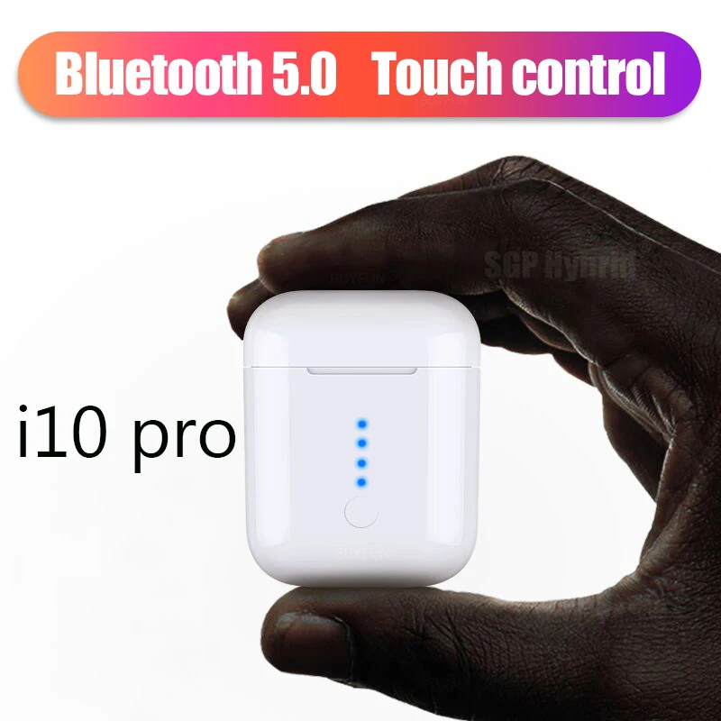 

i10 Pro Tws Wireless Bluetooth 5.0 Touch control Earbuds Earphone Wireless Charging For iPhone Android Smartphone air pods I 10