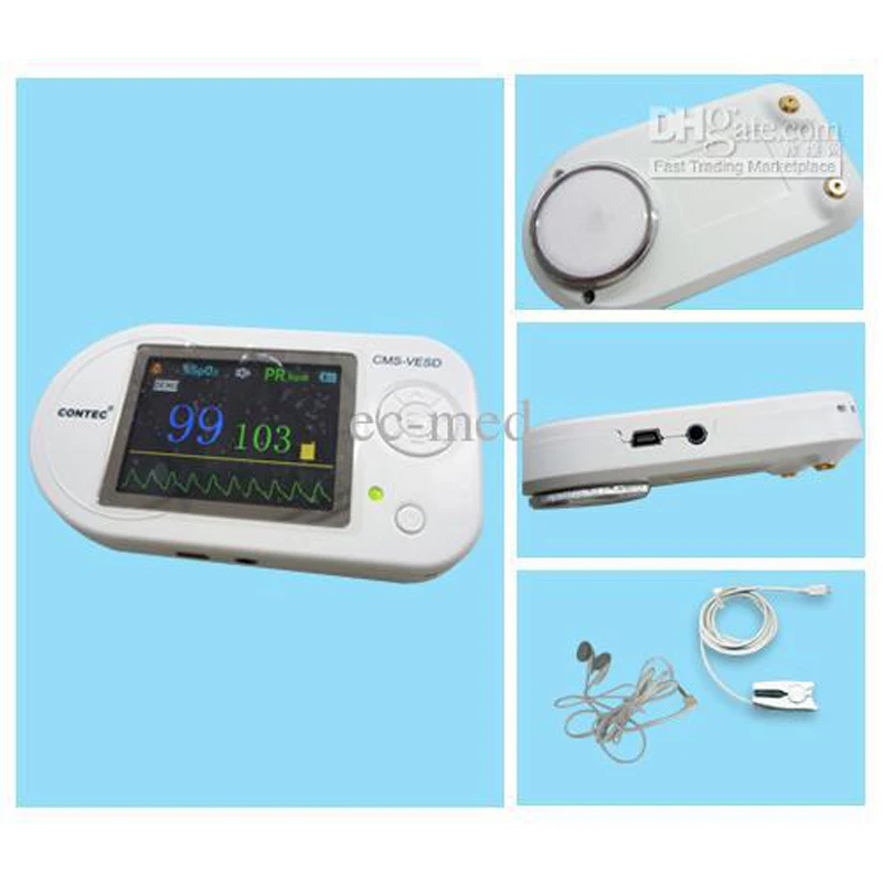 Wholesale Fonendoscopio CMS-VESD New Visual Electronic Stethoscope with ECG, PR ,VET SpO2 ,PC software and review data! Wholesale Fonendoscopio CMS-VESD New Visual Electronic Stethoscope with ECG, PR ,VET SpO2 ,PC software and review data!