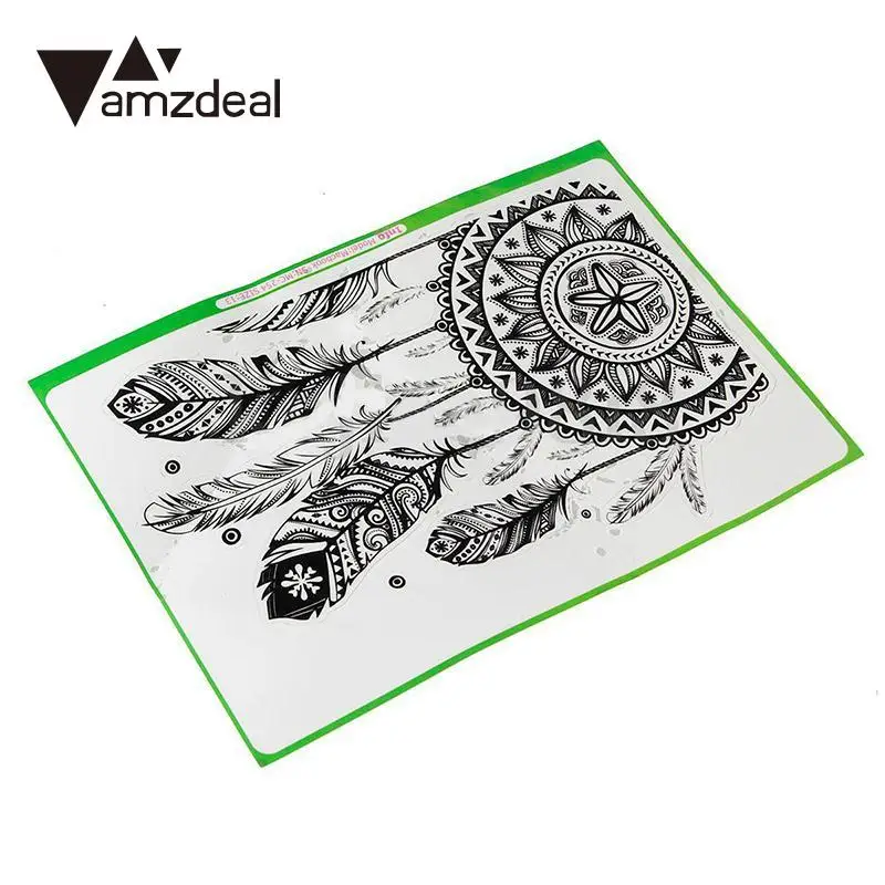 Amzdeal 3 шт. мечта наклейка &quotЛовец снов&quot ретро перо с живописным узором виниловые