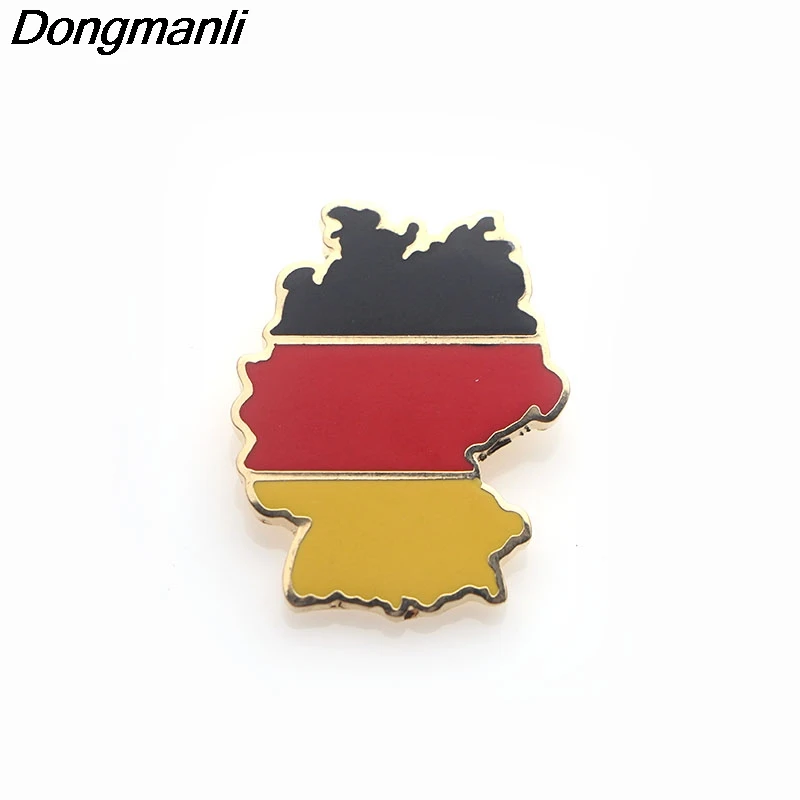 

P2668 Dongmanli Germany flag Metal Enamel Pins and Brooches Lapel pin bags badge Clothing decoration