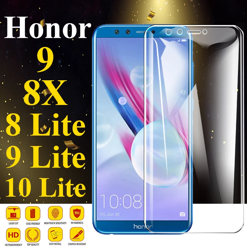 Защитное стекло для huawei honor 9 lite защита экрана 8 8x10 закаленное x light 8lite armor huaway
