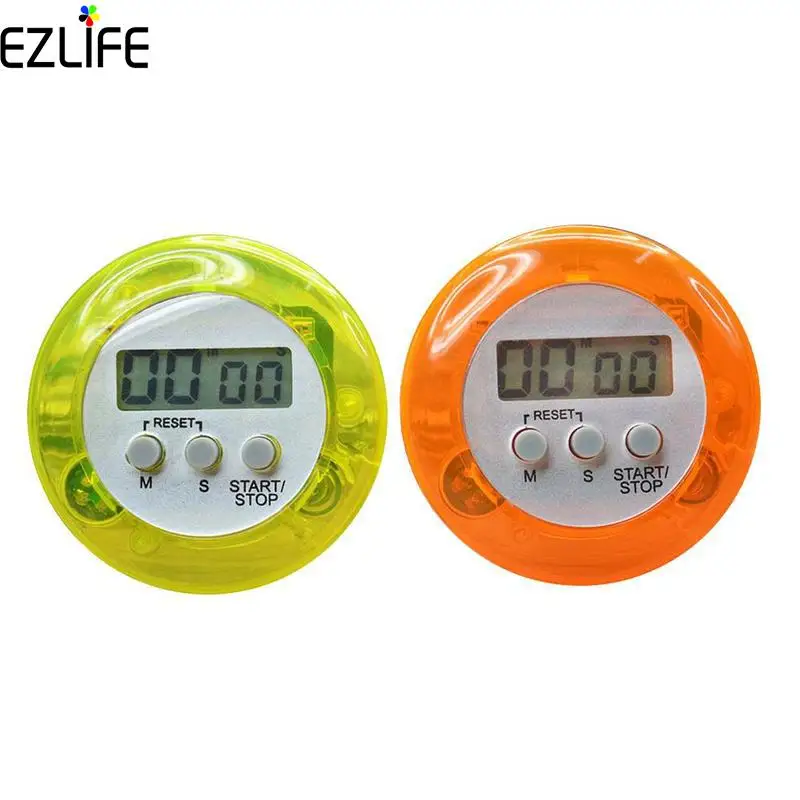 

1 Pcs Lcd Digital Kitchen Countdown Magnetic Timer Kitchen Accessories Alarm Clock Kitchen Gadgets Cooking Tools 5 Colors