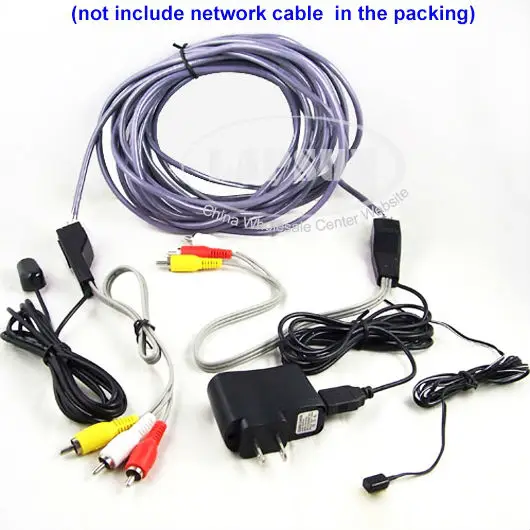 NU101 ТВ видео ИК Extender передатчик AV 1 Отправитель 1 Приемник ИК инфракрасный ретранслятор сетевой кабель Разъем Cat5