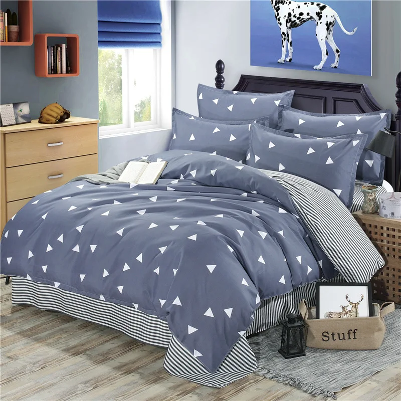 

New Design 2018 3/4Pcs bedding sets Duvet Cover +fiat seet+pillowcase