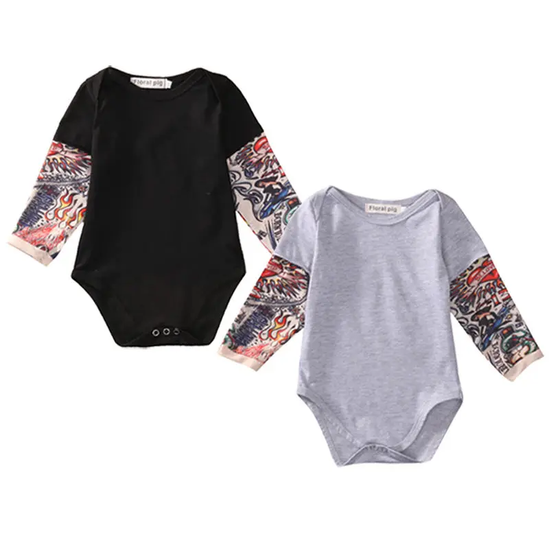 Крутая хлопковая одежда для новорожденных мальчиков 0 18 месяцев|baby boy clothes bodysuit|baby