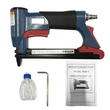 Проволочный воздушный степлер для ногтей, пистолет, 1/2 дюймов, тонкая корона, длинный нос, пневматический гвоздильщик, скоба, деревообрабатывающий электроинструмент, 4-16 мм, 21GA, Прямая поставка