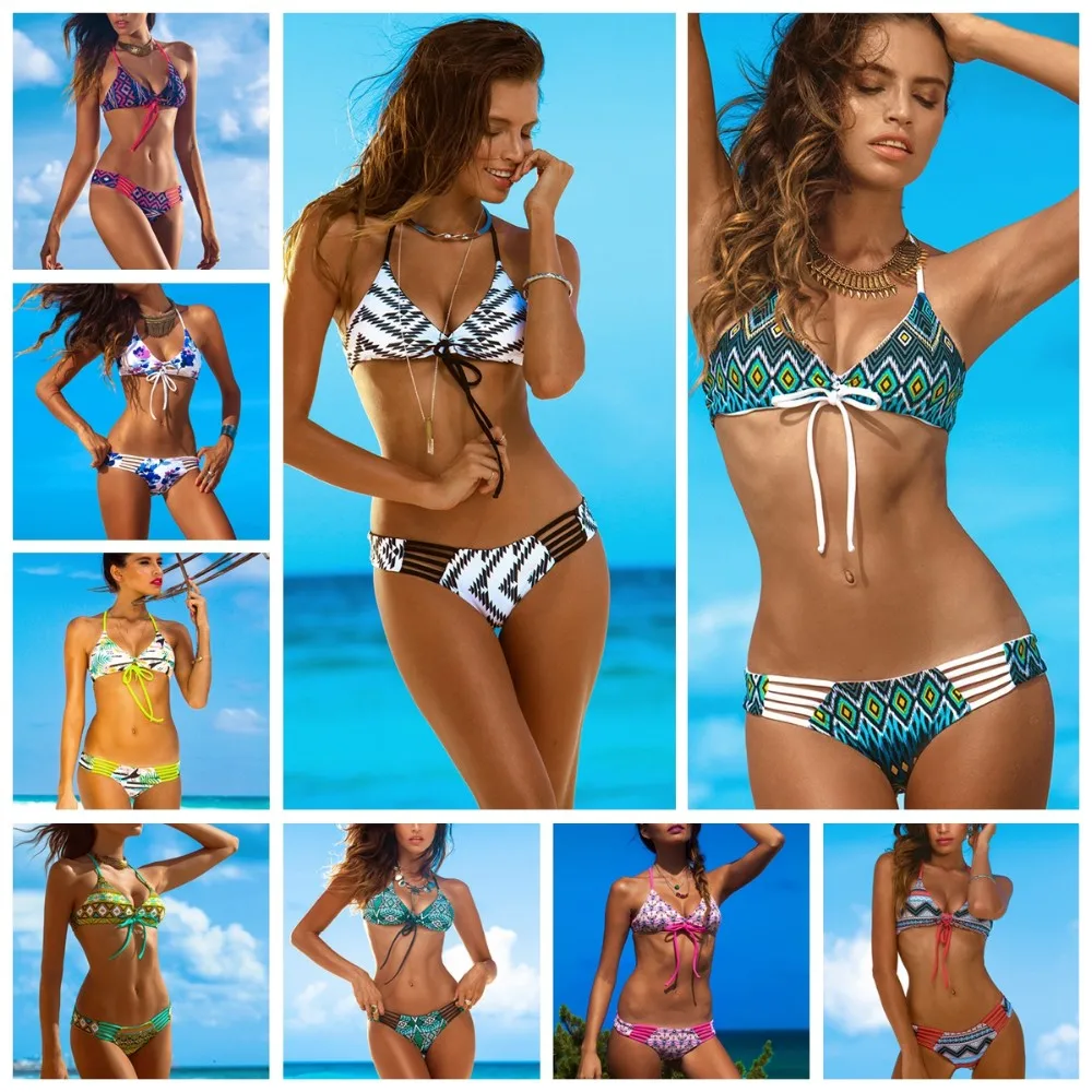 2018 venus vacation new summer sexy women swimsuit push up biquini rhinestone swimwear lady beachwear diamond bikini set white bikini set