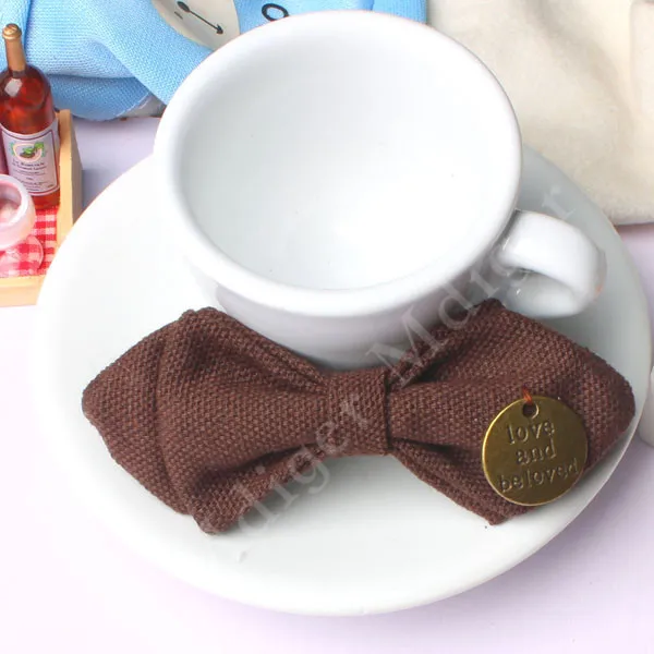 Модный галстук-бабочка для мальчиков, регулируемый галстук-бабочка, Детские бабочки для мальчиков, тонкая рубашка, аксессуары, банкетный галстук высокого качества - Цвет: coffee