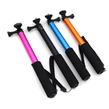 WLJIAYANG Портативный 30 см-78 см Алюминий Монопод Выдвижная селфи-палка ручной стабилизатор для Gopro Hero 5 3 4 Session SJCAM SJ4000 SJ5000 экшн-камеры Xiaoyi 4 K