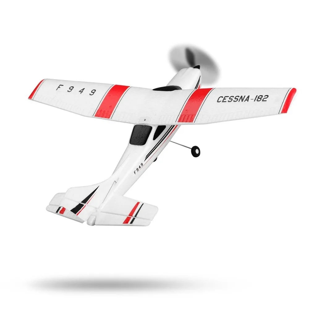 F949 2.4GHz Radio ControlX 3 Channel RC Airplane Fixed Wing RTF CESSNA-182 Plane Outdoor Drone Toy for Ages 14+ Children F949 2.4GHz Radio ControlX 3 Channel RC Airplane Fixed Wing RTF CESSNA-182 Plane Outdoor Drone Toy for Ages 14+ Children
