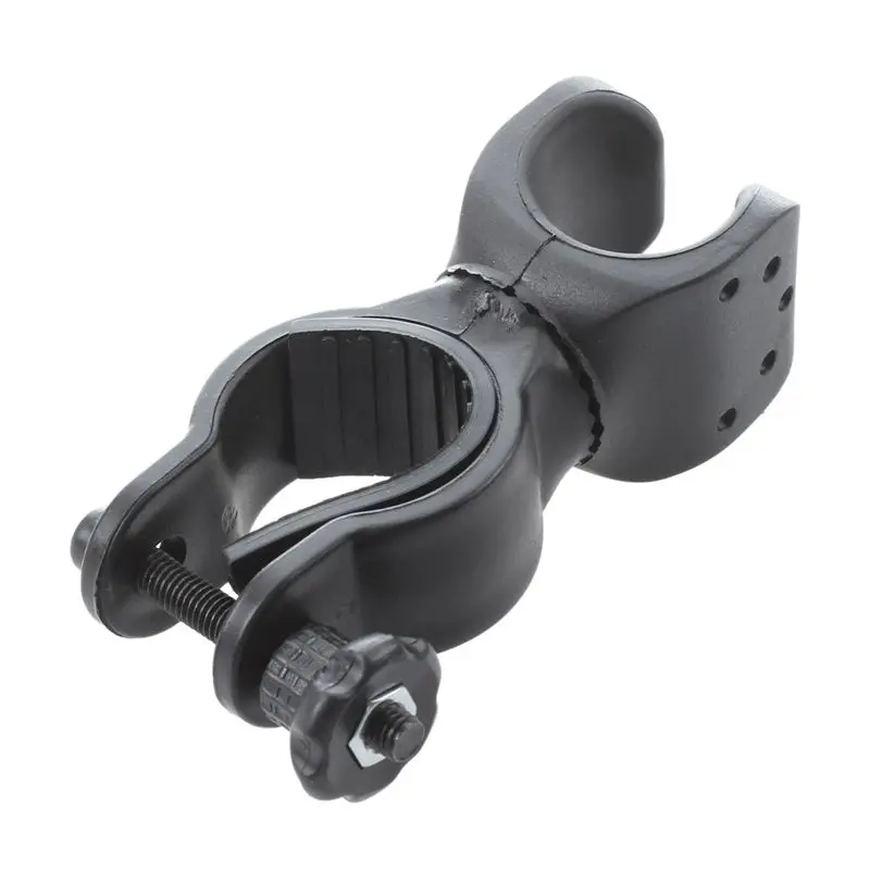 Cheap Bicycle Bike Flashlight LED Torch Mount Holder Cycling Clip Clamp-Black 1