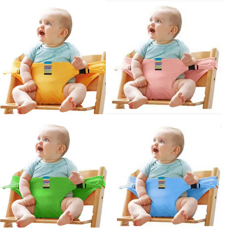 2018 New Portable Baby High Chair Booster Safety Seat Strap Harness