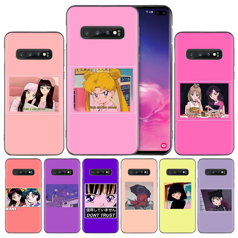 

Japanese Anime Silicone Case Cover for Samsung Galaxy A50 A70 A40 A30 A20 A20e A10 A9 A8 A7 A6 Plus 2018 M30 M20 M10 Note 8 9