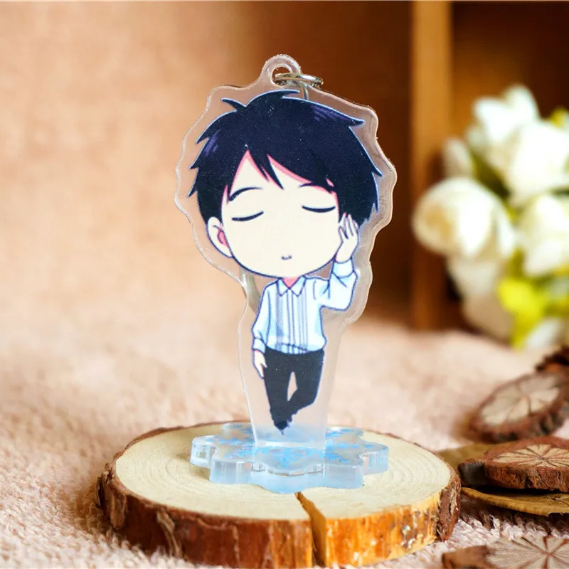 1 шт., 6 см, аниме, брелок, YURI ON ICE, плисецкий, Victor Nikiforov, кацуки, Yuri, брелоки, Portachiavi, Charn, брелок, стоящая пластина - Цвет: 11