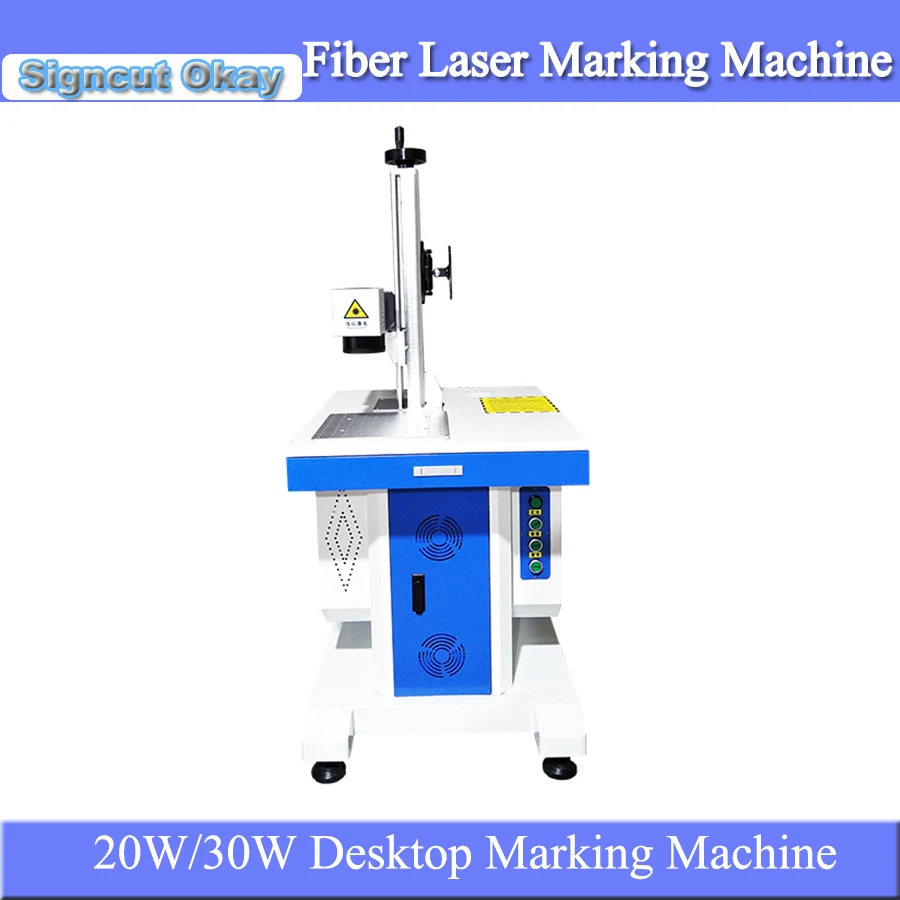Cheap desktop fiber laser metal marking machine 20W30W laser engraving