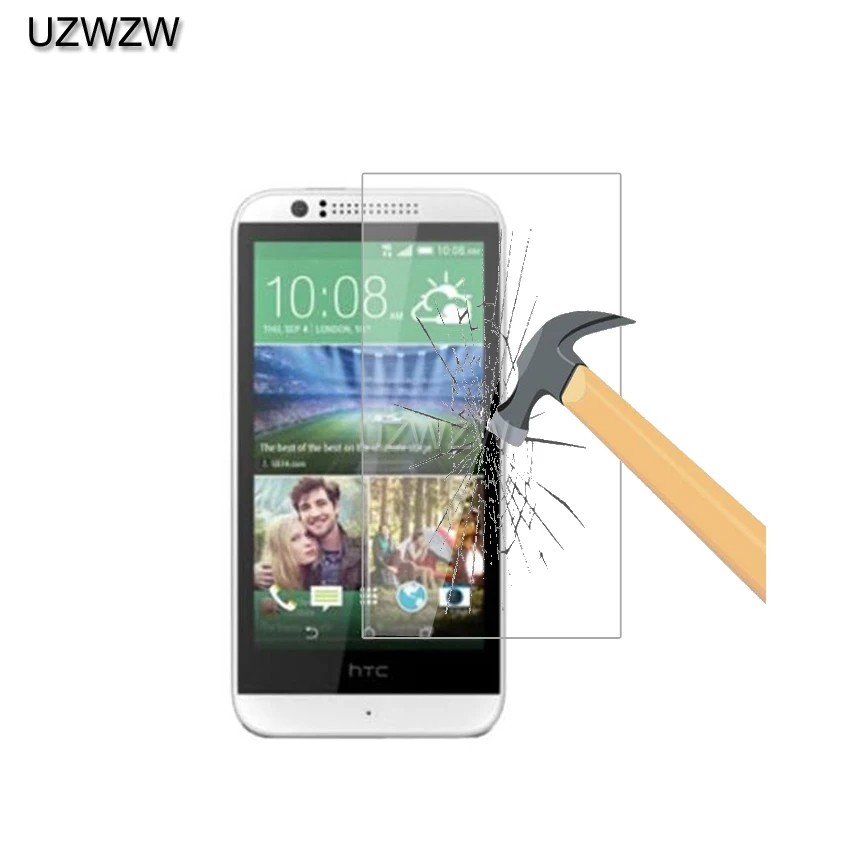 

2pcs 9H Premium Tempered Glass For HTC Desire 510 A11 Screen Protector Toughened Protective Film Glass For HTC Desire 510