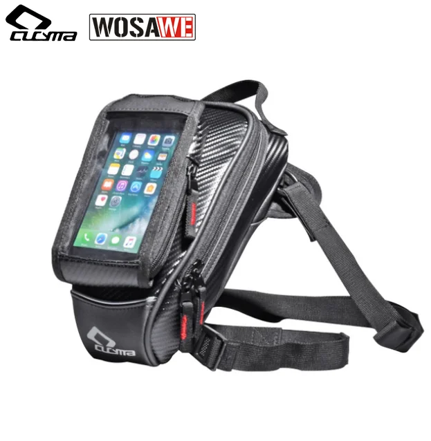 

CUCYMA Motorcycle Tank Bag Multifunction Motorbike Drop Leg Bags Touch Screen Mobile Phone Bag for GPS navigation Travel Pack
