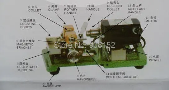 Мини жемчужный бусина сверлильный станок, янтарный холинг машина, ювелирное сверло набор инструментов и оборудования