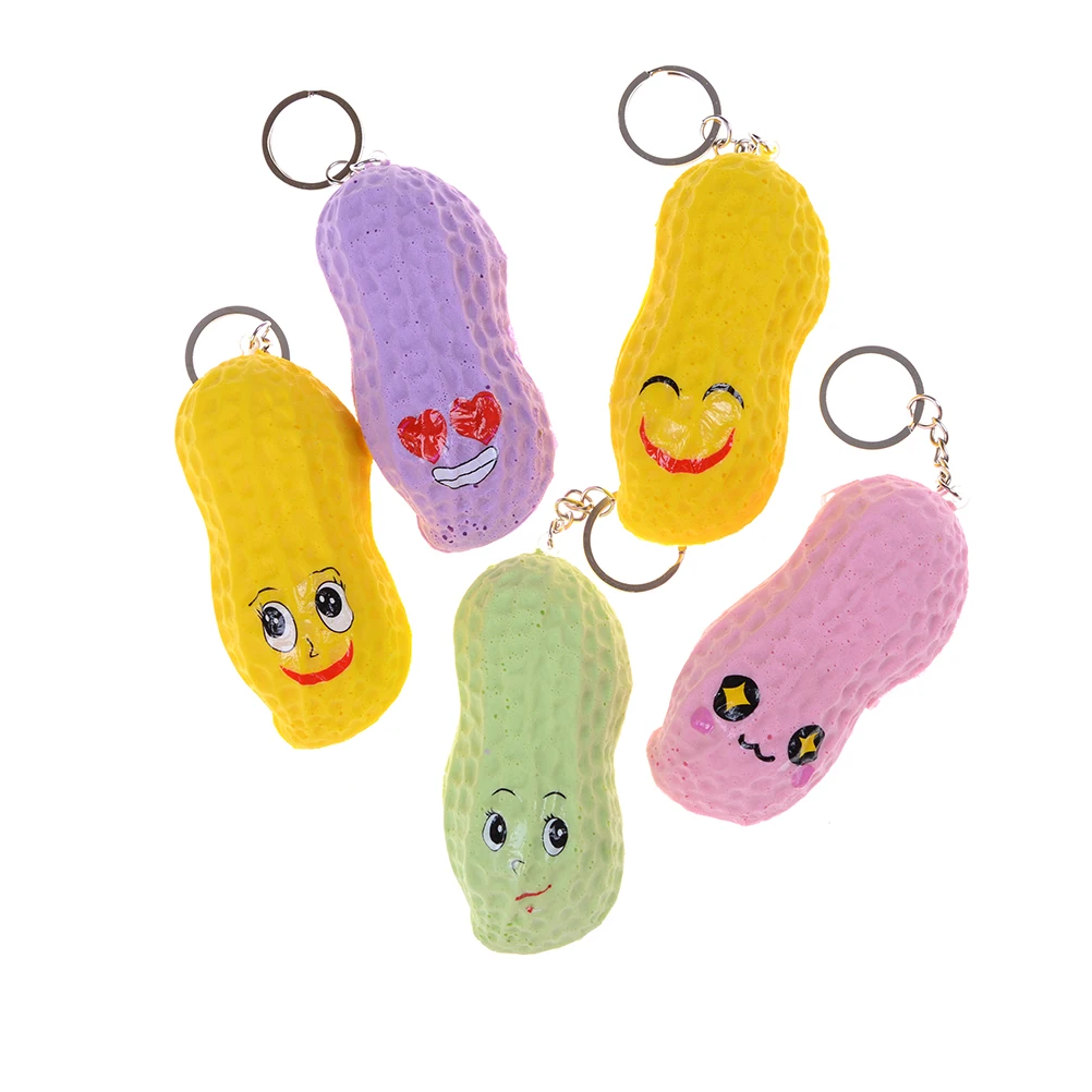 Hot Sale Kids Vegetable Cognition Peanut Similation Kitchen Toys Squishy Toys  Kindergarten Teaching Supplies Wholesale