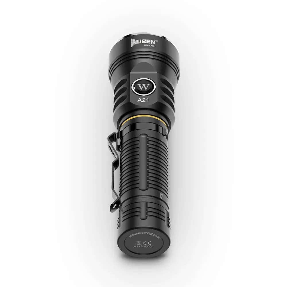 Wuben A21 USB Перезаряжаемый фонарик CREE XHP70.2 max 4200 люмен луч бросок 222 м ручной фонарь с