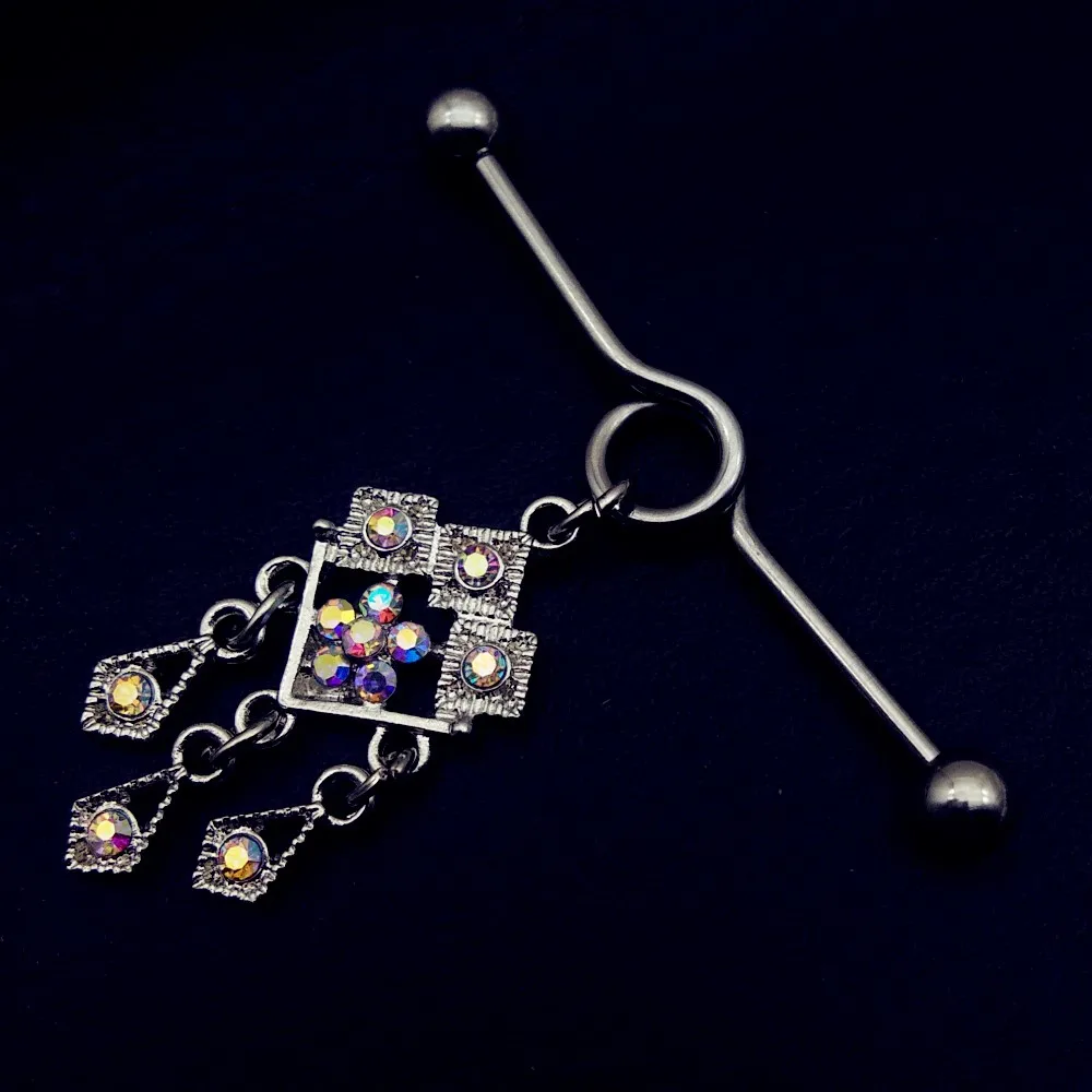 Набор ювелирных изделий для ушной хрящ из нержавеющей стали 1 шт. 14 г|stainless steel|ear