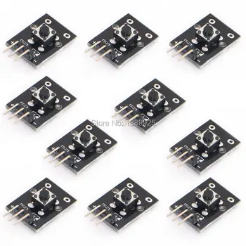 

Factory Wholesale Free Shipping 10pcs/Lot KY004 Momentary Button Module Sensor 3 Pin DC12V 50mA