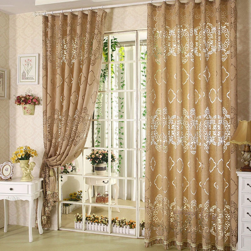Organza Curtains Zapatillas Nike Air Max Mujer Embroidered Window Sheers Curtain For Bedroom Brown Gray Hollow Out Jacquard|window operating system|curtain pircurtain for window - AliExpress