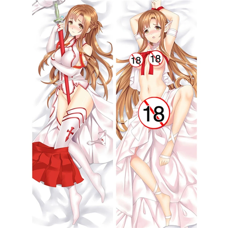 Аниме JK Sword Art Online Yuki Yuuki Asuna Dakimakura наволочка для тела чехол мультяшная девочка 18R кровать сон обнимает чехол для подушки