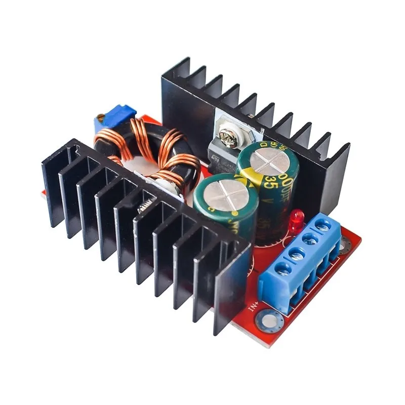 

150W 6A Adjustable DC Boost Converter Step Up 10-32V to 12-35V Voltage Charger Module Power Supply Inverters Converter Thinary