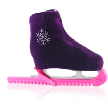 1 pair Ice Skating Figure Skating Shoes Velvet Diamond Cover Roller Skate Anti Dirty Flannelette Elastic For Kids Adult S M L 1 pair Ice Skating Figure Skating Shoes Velvet Diamond Cover Roller Skate Anti Dirty Flannelette Elastic For Kids Adult S M L