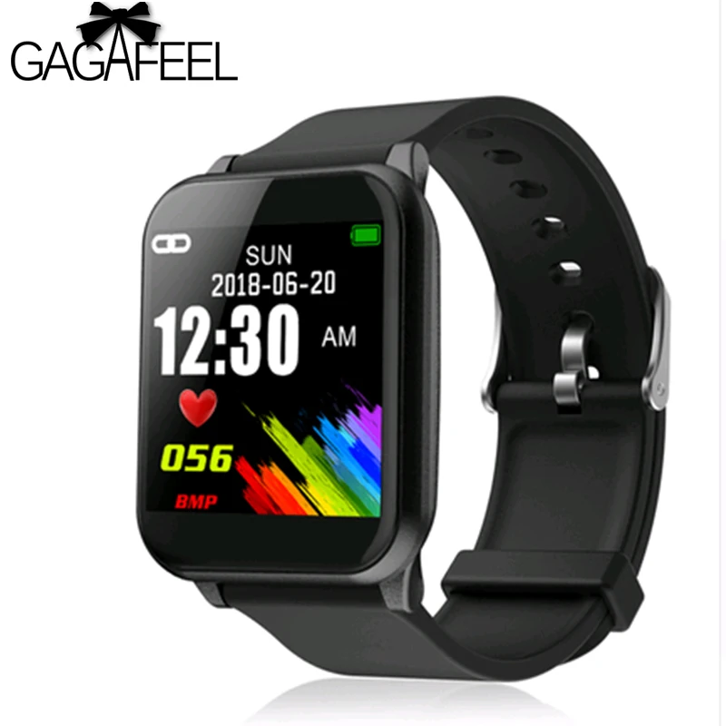 

Gagafeel Smart Watch Color Screen Sport Pedometer Heart Rate Monitor Push Message For iOS Android Fitness Tracker Wristband