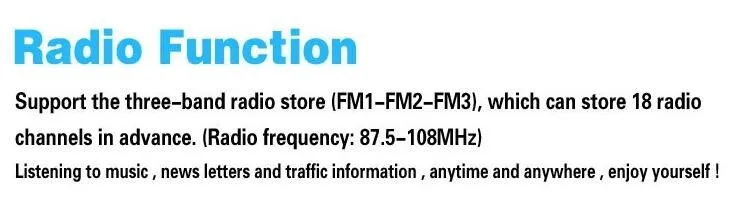 Perfect YUANMINGSHI 2 Din Car Radio Player 7