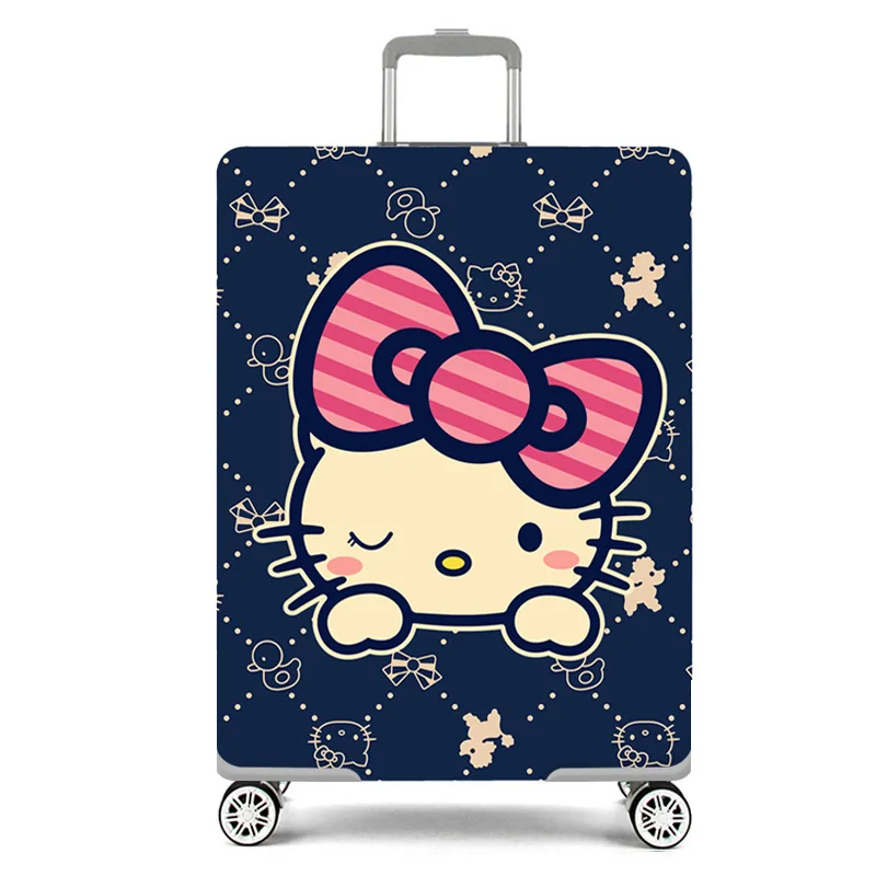 

Cartoon Hello Kitty Women Luggage Protective Cover Travel Elastic Thicker Trunk Case Dust Rain Bag Suitcase Accessories Products