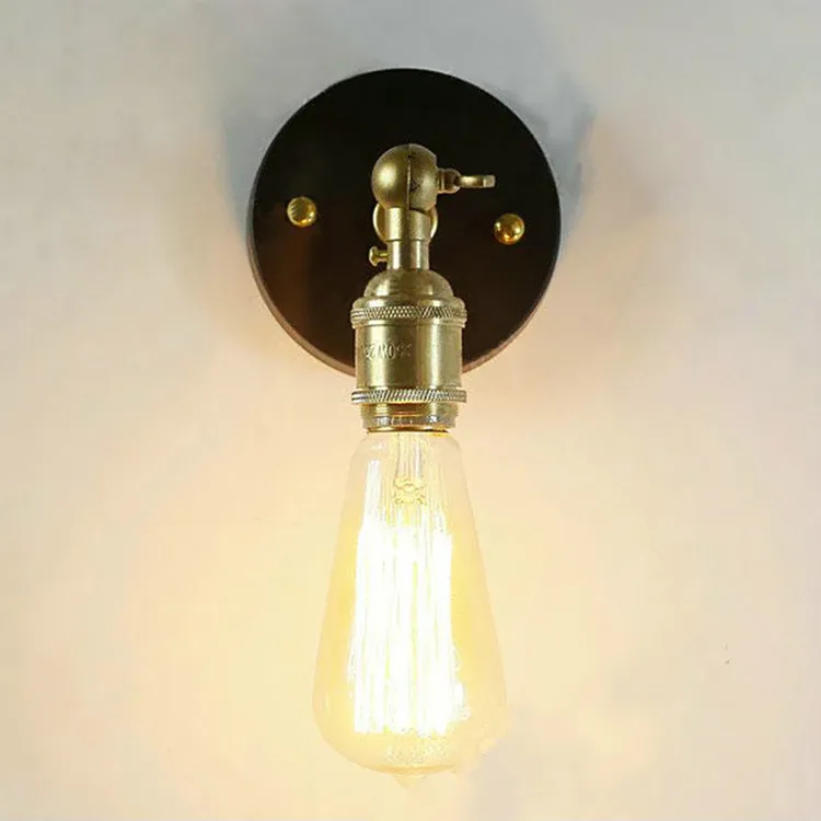 

E27 Retro lamp-chimney Industrial Brass Pendant Light Edison Lamp Wall Lamp