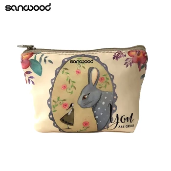 

Good Quality Cute Children Animal Pattern Canvas Zipper Coin Purse Wallet Bag Gifts