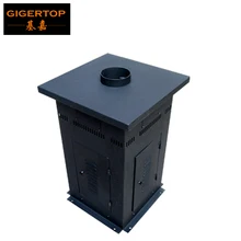 Gigertop цветной пламенный проектор водонепроницаемый не страшный дождя четырехугольной формы Железный корпус США/ЕС питающий кабель специальный цвет яркий огонь