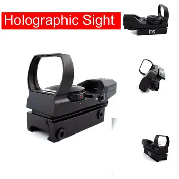

Tactical Holographic Reflex 4 Sight Red Dot Sight For Airsoft Air Guns Rifle Tactical Hunting Riflescope Green Dot Sight Sco