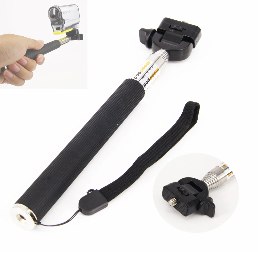 Portable Handheld Autoscatto Selfie Stick Pole Action Monopiede Per Sony Action Cam Per As100V As200V As3000R As50 X3000R