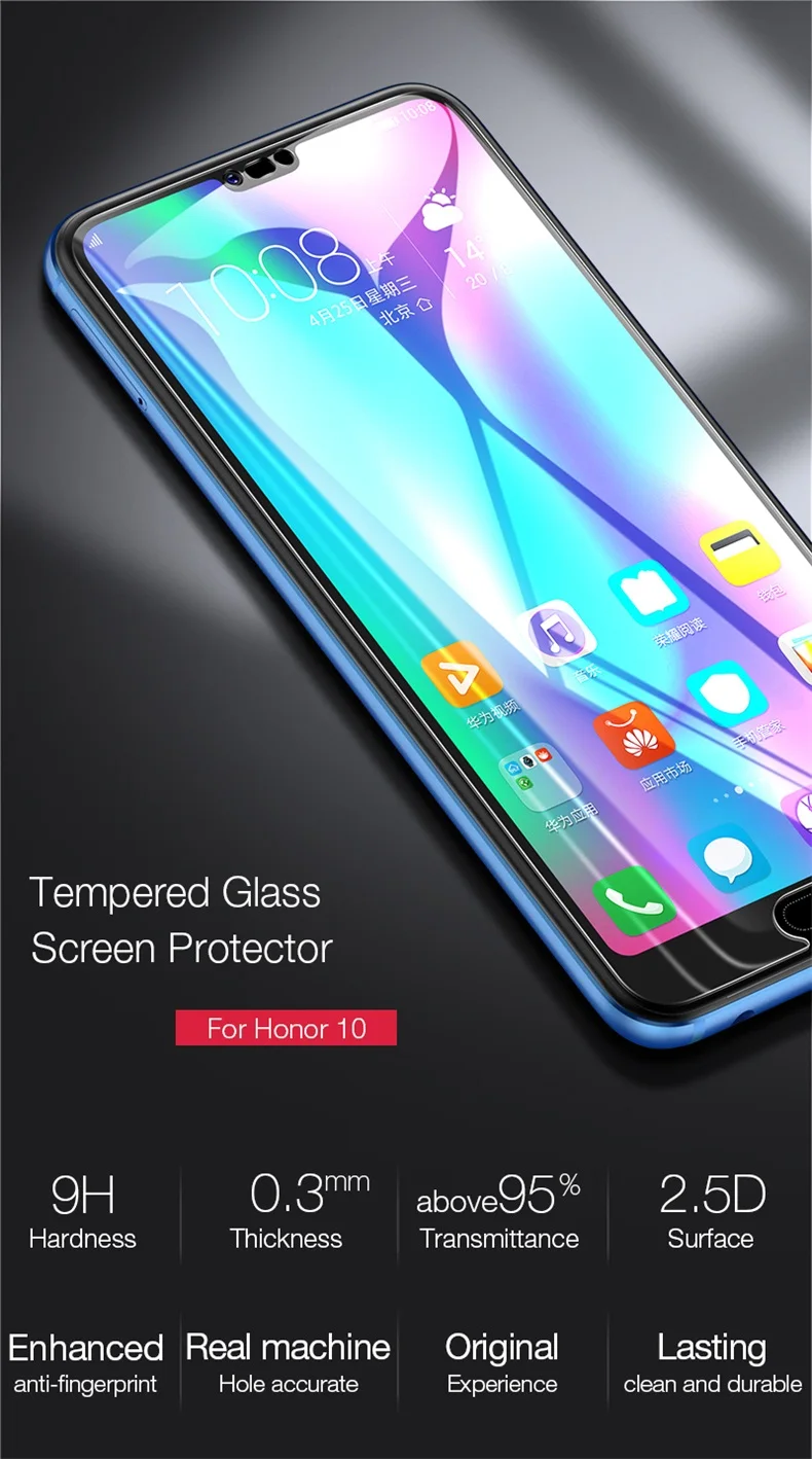 Tempered Glass screen protector   for Huawei P30 P20 Pro Honor 10 9 8  (1)