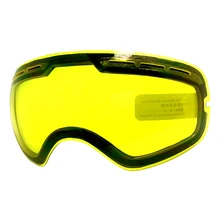 LOCLE 7 цветов Анти-Туман UV400 лыжные очки линза осветляющая линза для слабый светильник погода облачно S-3100/GOG-201(только линзы