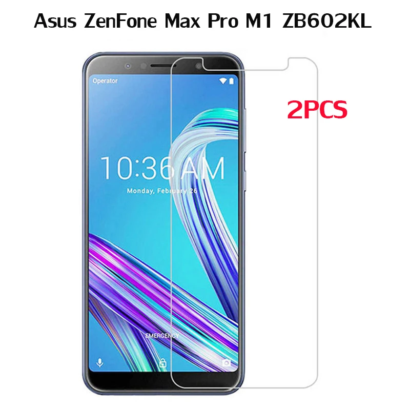

Tempered Glass Scratch proof Protective Guard Front Film For Asus ZenFone Max Pro M1 ZB602KL Screen Protector Glass Film