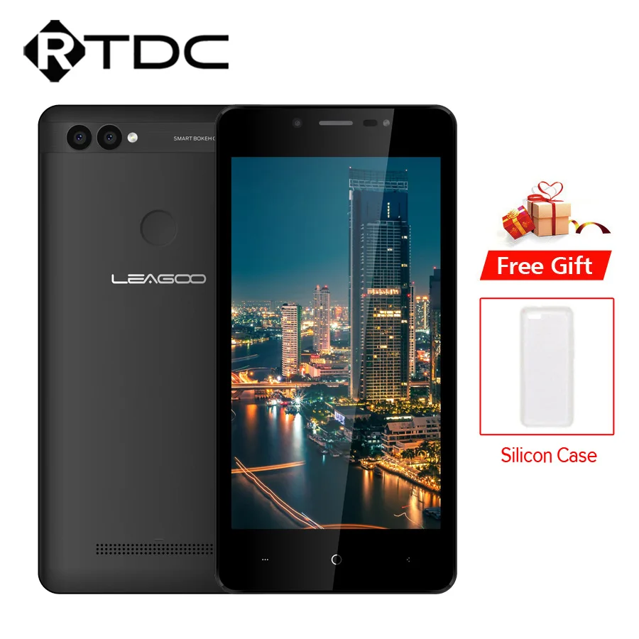 

Original LEAGOO POWER 2 Mobile Phone 5.0"HD IPS 2GB RAM 16GB ROM Android 8.1 MT6580A Quad Core Dual Camera Rear Fingerprint 3G