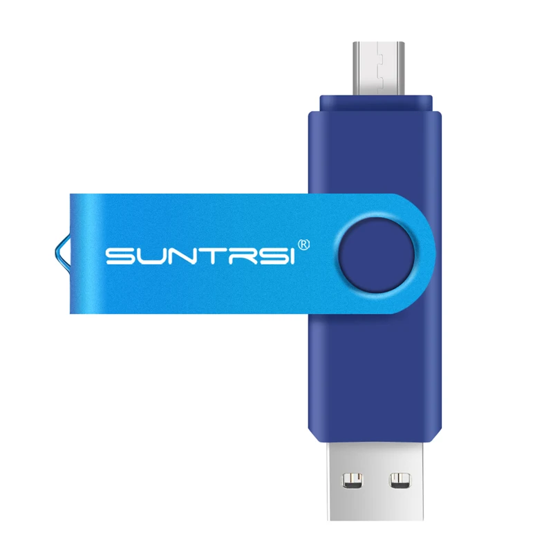 Suntrsi флеш накопитель 32 Гб usb 2 016 OTG флешка металлическая Флешка 64 ГБ для