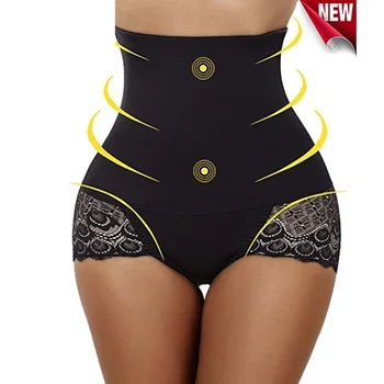

Women's Waist Trainers Cinchers Lace Mesh Butt Lift Slimming Panties Brief Underwear Tummy Control Corset Plus Size Face Lift