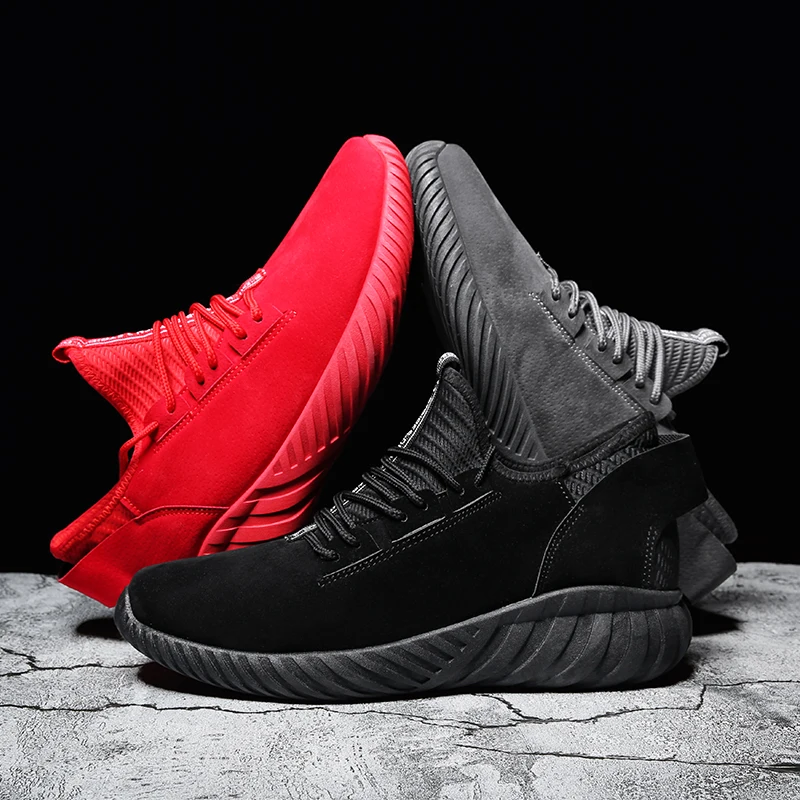 

2018 Genuine Brand Sport Running Shoes Men Air Outdoor Tubular Doom Training Lightweight Sock PK Leather Professional Sneakers